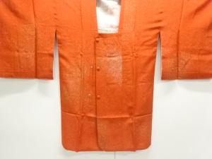 未使用品　のり散らし模様ロング道行コート